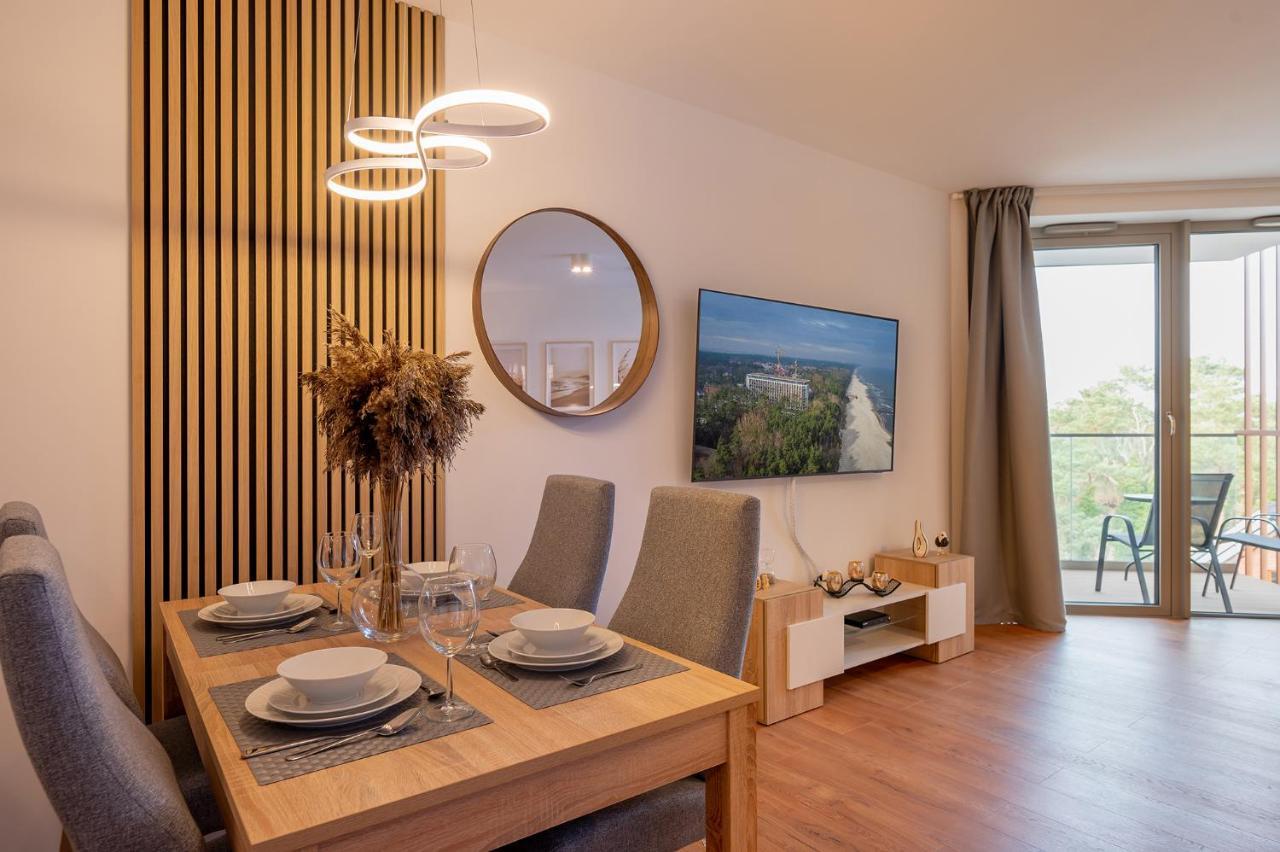 Pinea Sky Premium Apartament Z Widokiem Na Morze Ze Spa I Basenem Przy Plazy Pobierowo Bagian luar foto