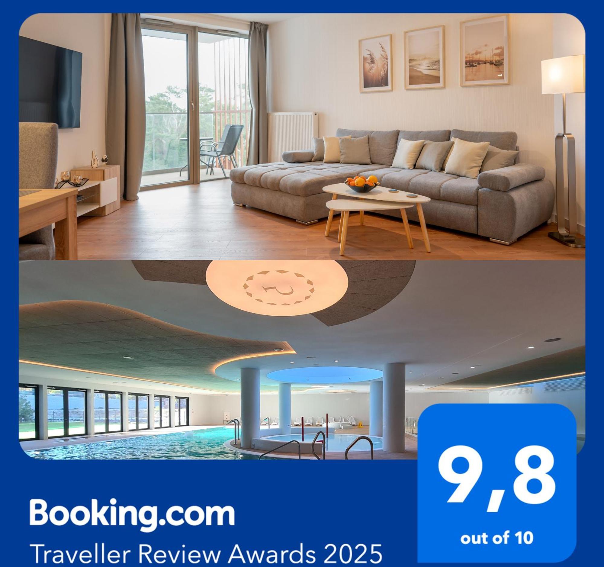 Pinea Sky Premium Apartament Z Widokiem Na Morze Ze Spa I Basenem Przy Plazy Pobierowo Bagian luar foto